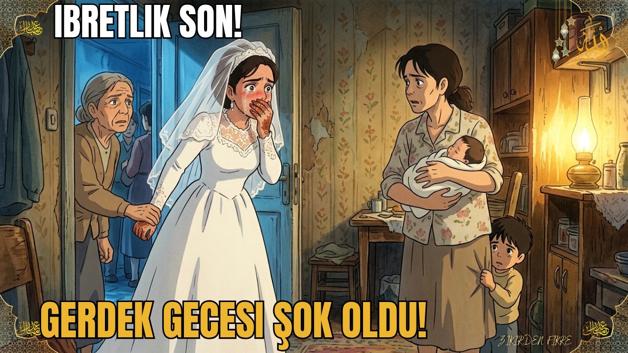 Gerdek Gecesi Evin Kuması Olduğunu &Ouml;ğrenen Gelin ve Allah'ın Adaleti | İbretlik Dini Hik&acirc;ye