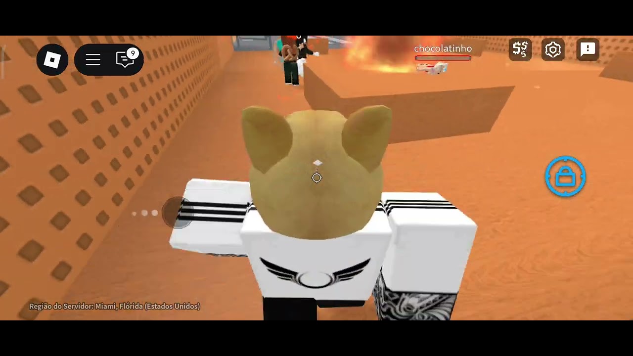 Jogando Duelos de bomba (Roblox)