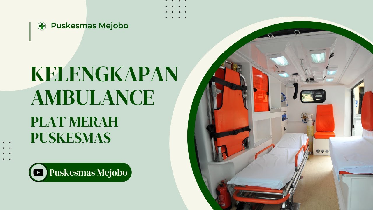 Apa aja sih dalamnya mobil Ambulance plat merah?Tour Interior Suzuki APV Puskesmas Mejobo.