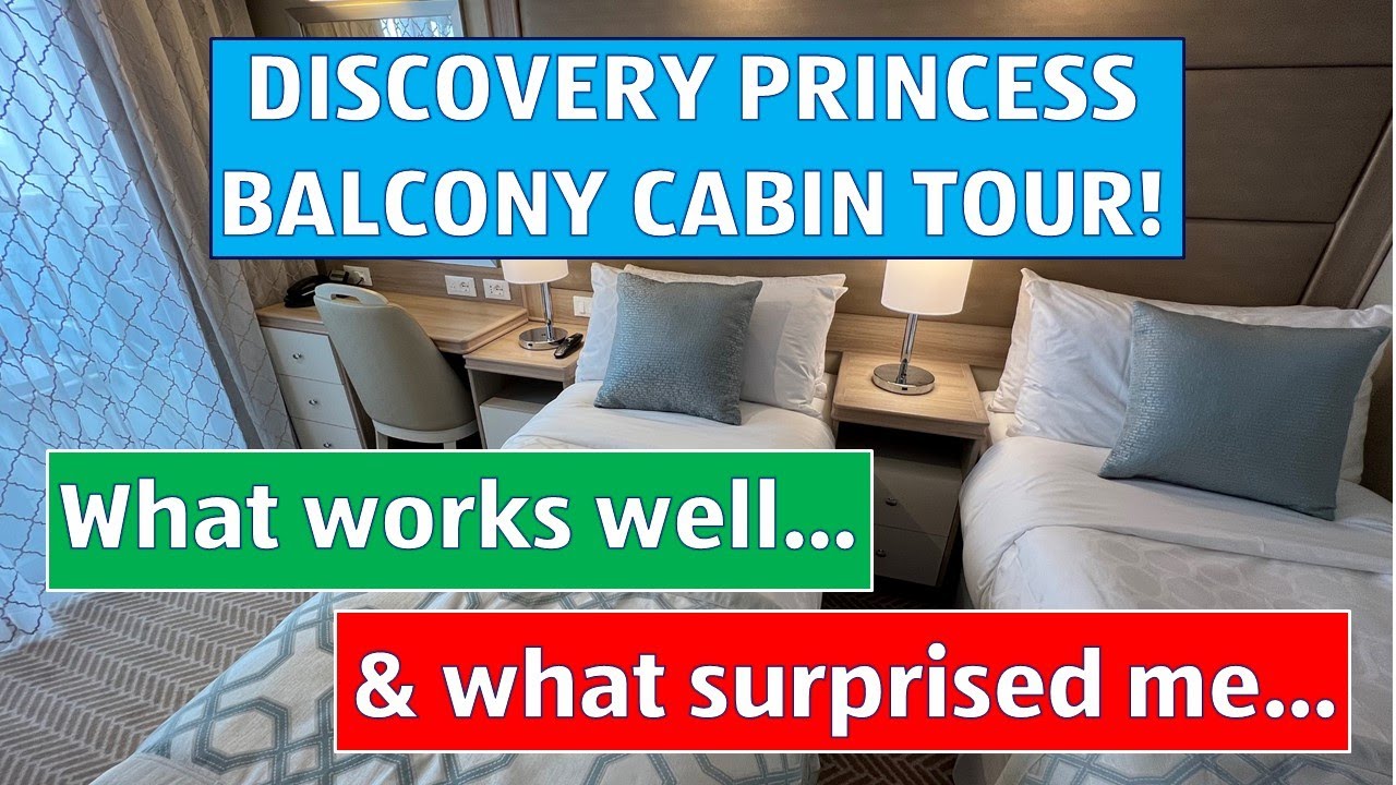 Would you cruise in this cabin?! Discovery Princess Balcony Cabin (S221) tour