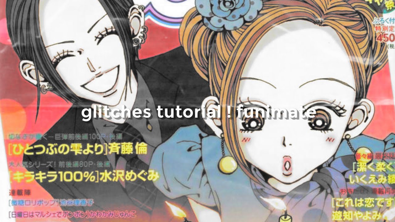 glitches tutorial ! funimate