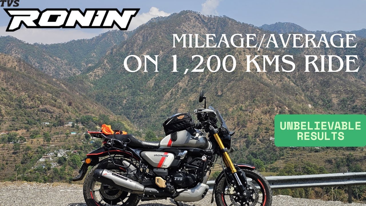TVS Ronin 225 | Mileage/Average video calculated on a long mountain trip | Fuel consumption.