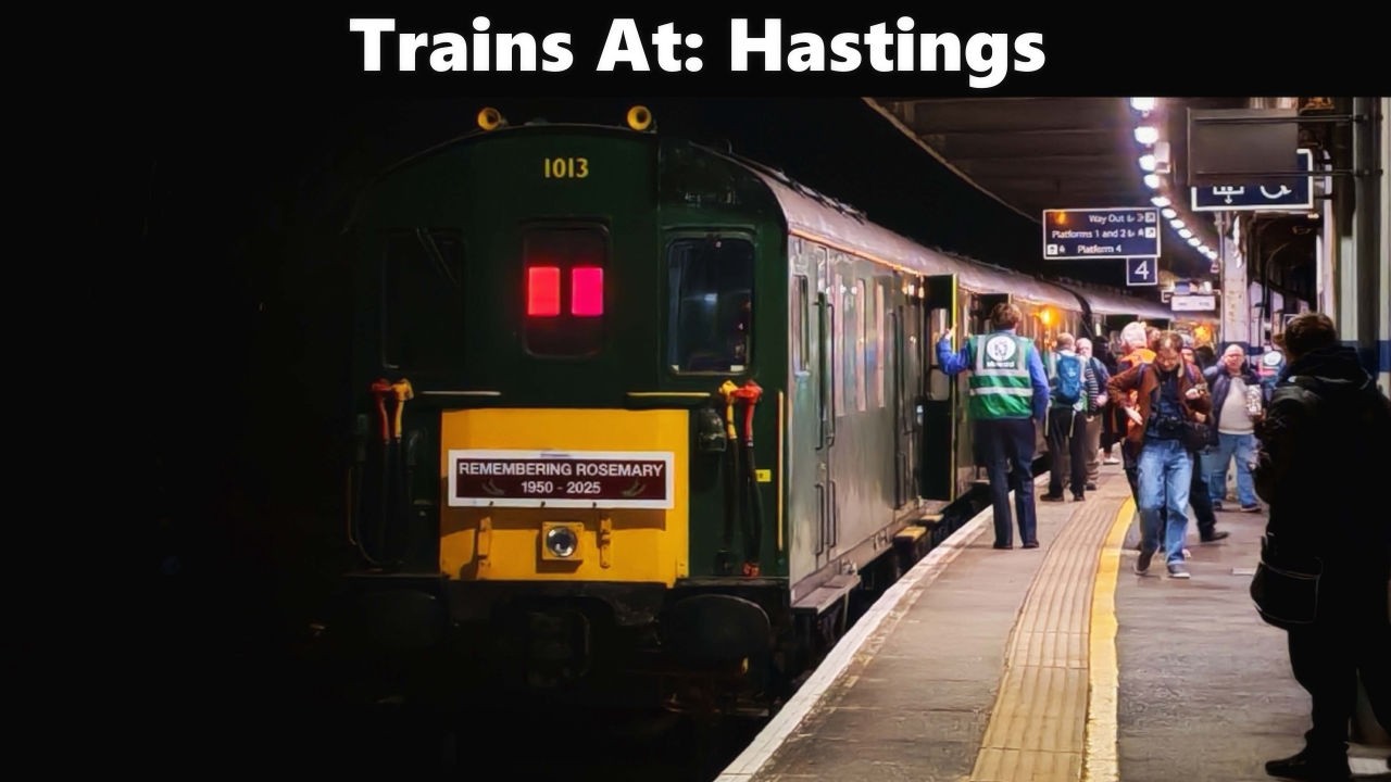 Trains At: Hastings (Inc: 1066 First Thumper Tour of the year, Test Train & More) 17/01/2026