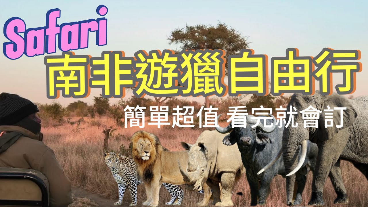 南非克魯格國家公園私人動物保留區4天3夜遊獵 自由行攻略Sabi Sand Game Reserve Safari |非洲五霸｜ 獅子大遊行｜Nkorho Bush Lodge