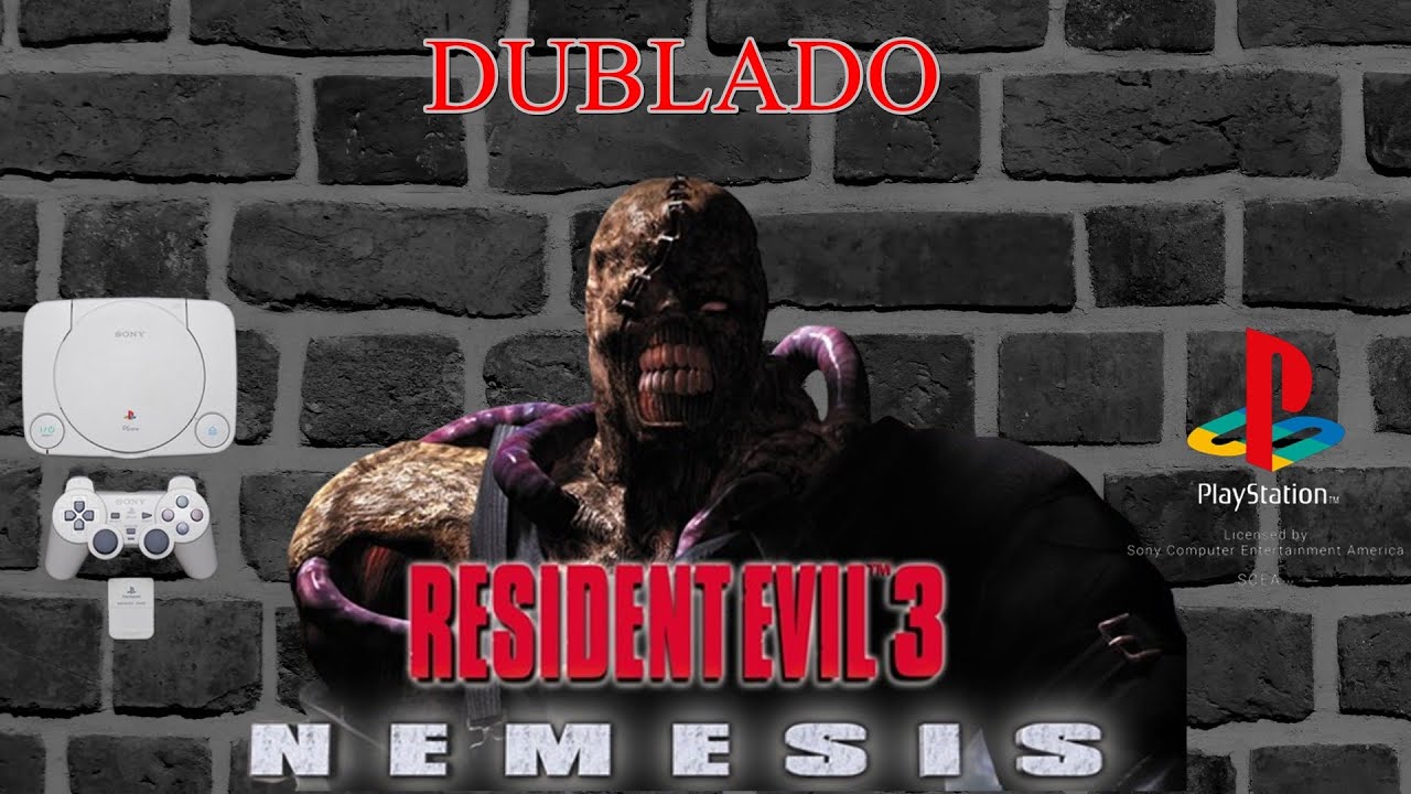 RESIDENT EVIL 3 NEMESIS #PS1 LIVE DA MADRUGADA
