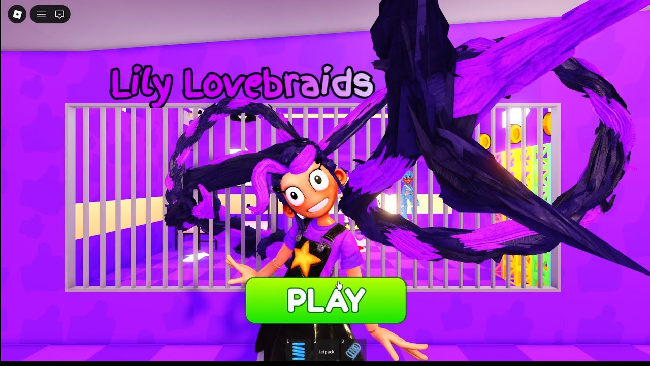 LILY LOVEBRAIDS PRISON RUN! (OBBY) - Prototype Escapes Poppy Playtime Chapter 5! | Goat Gaming
