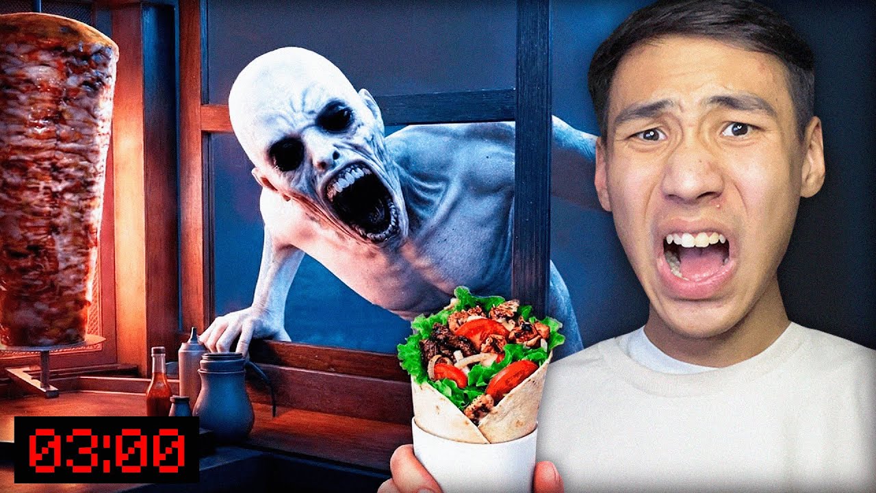 ТҮНГІ 3:00-те ҚҰБЫЖЫҚТАРҒА ШАУРМА САТЫП ҚОЙДЫМ! Scary Shawarma Kiosk: the ANOMALY Казакша Роблокс