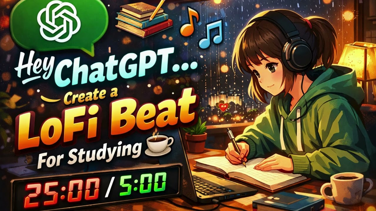“Hey ChatGPT, Create a LoFi Beat for Studying.