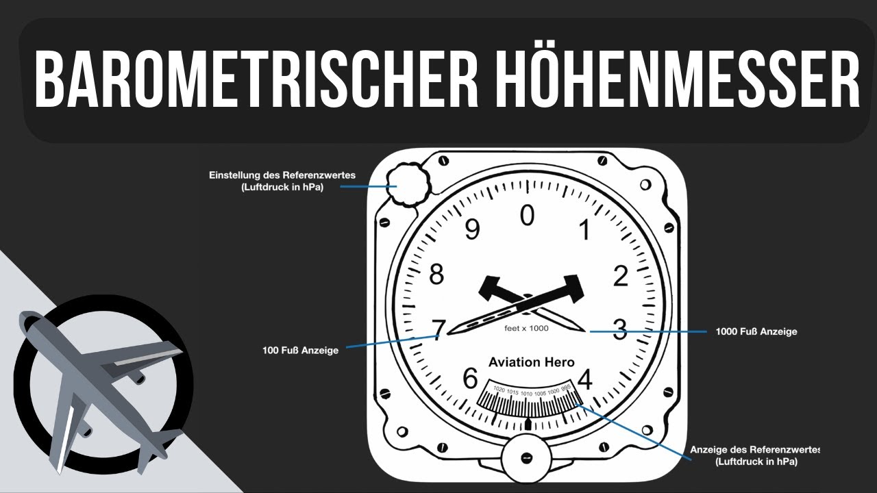 Wie funktioniert der barometrische H&ouml;henmesser?