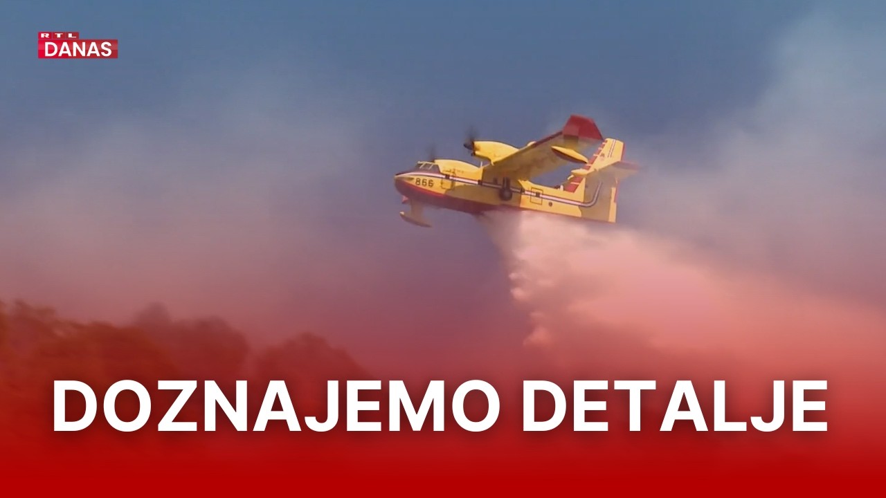 Drama kod Zadra: Kanader gasio prvi ovogodišnji požar, pogledajte snimke | RTL Danas