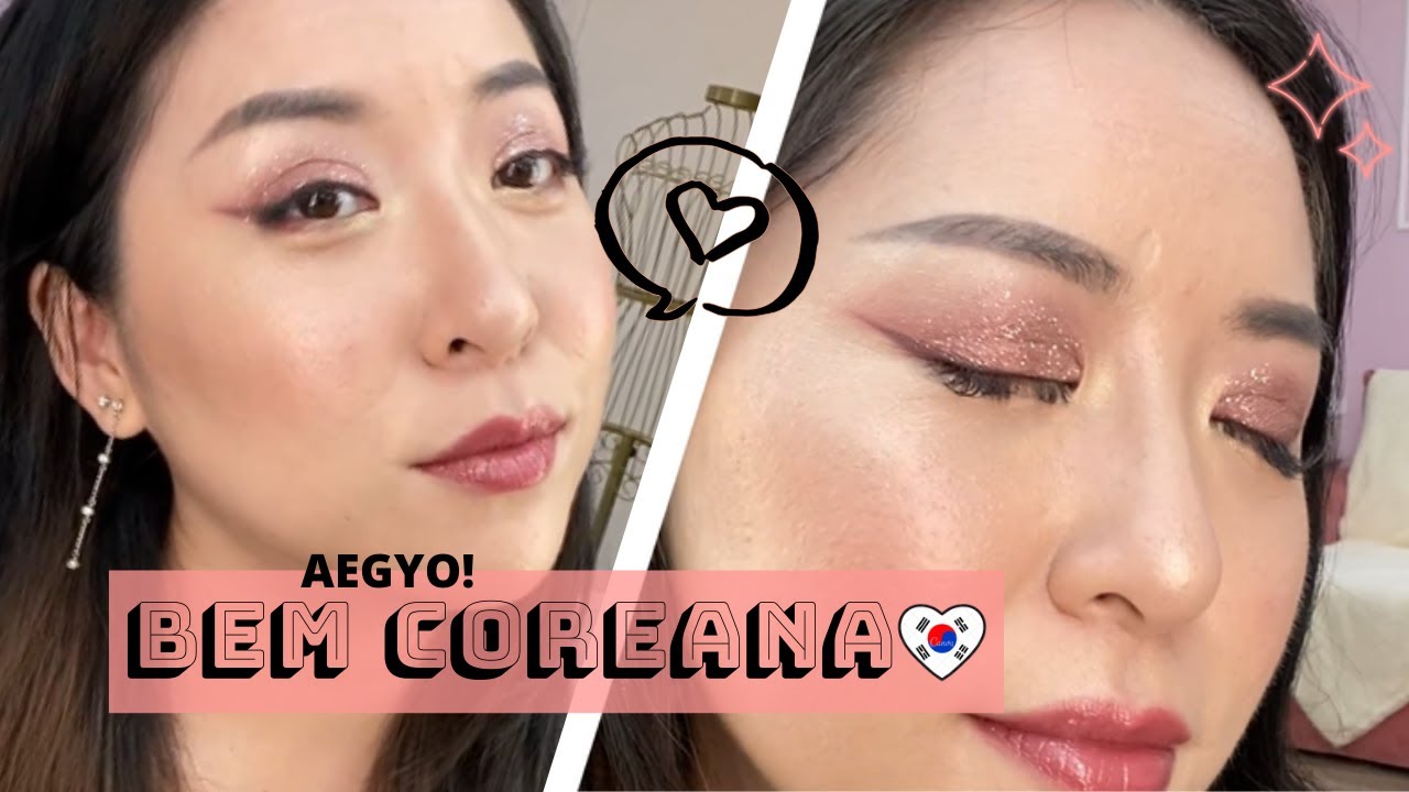 MAQUIAGEM COREANA COM PRODUTOS NACIONAIS! | CINDY OH