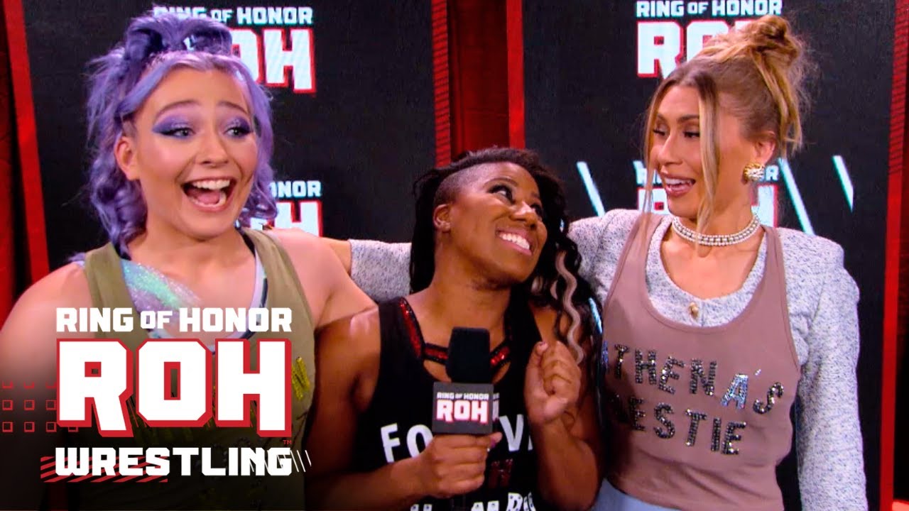 ROH Women's World Champion Athena brings gifts for Billie Starkz & Lexy Nair | ROH TV 8/24/23