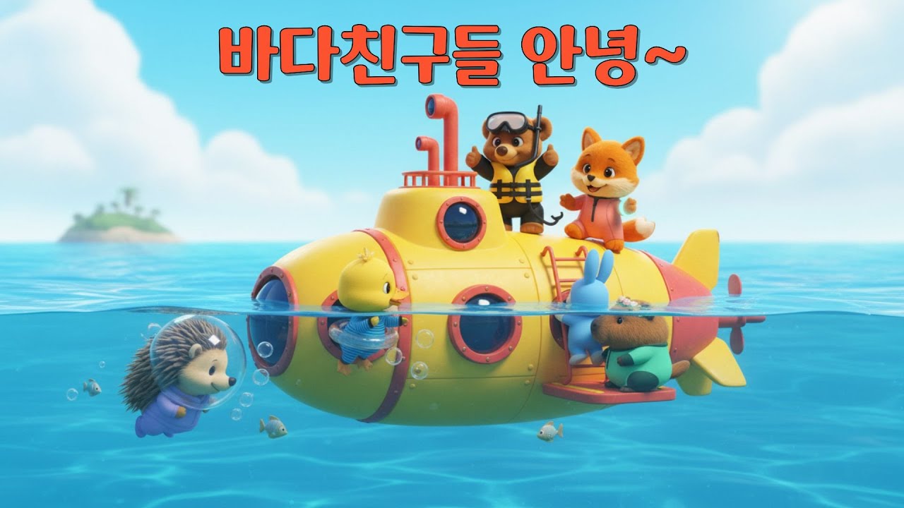 [미몽미몽 동화] 바다친구들 안녕~ 🌊🐬 | 3D 바다 모험 동화 | Mimong Mimong Kids Story