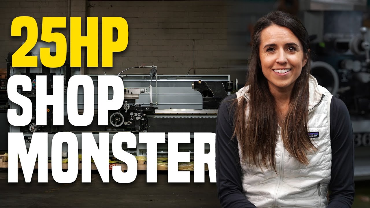This American Turnmaster Lathe Is a Freakin’ Beast – 25HP of Pure Power