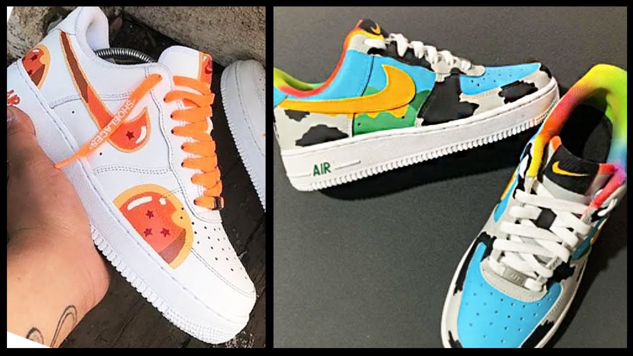 CUSTOM AIR FORCE 1S SHOES 💥🙌| TIKTOK EDITION 2021