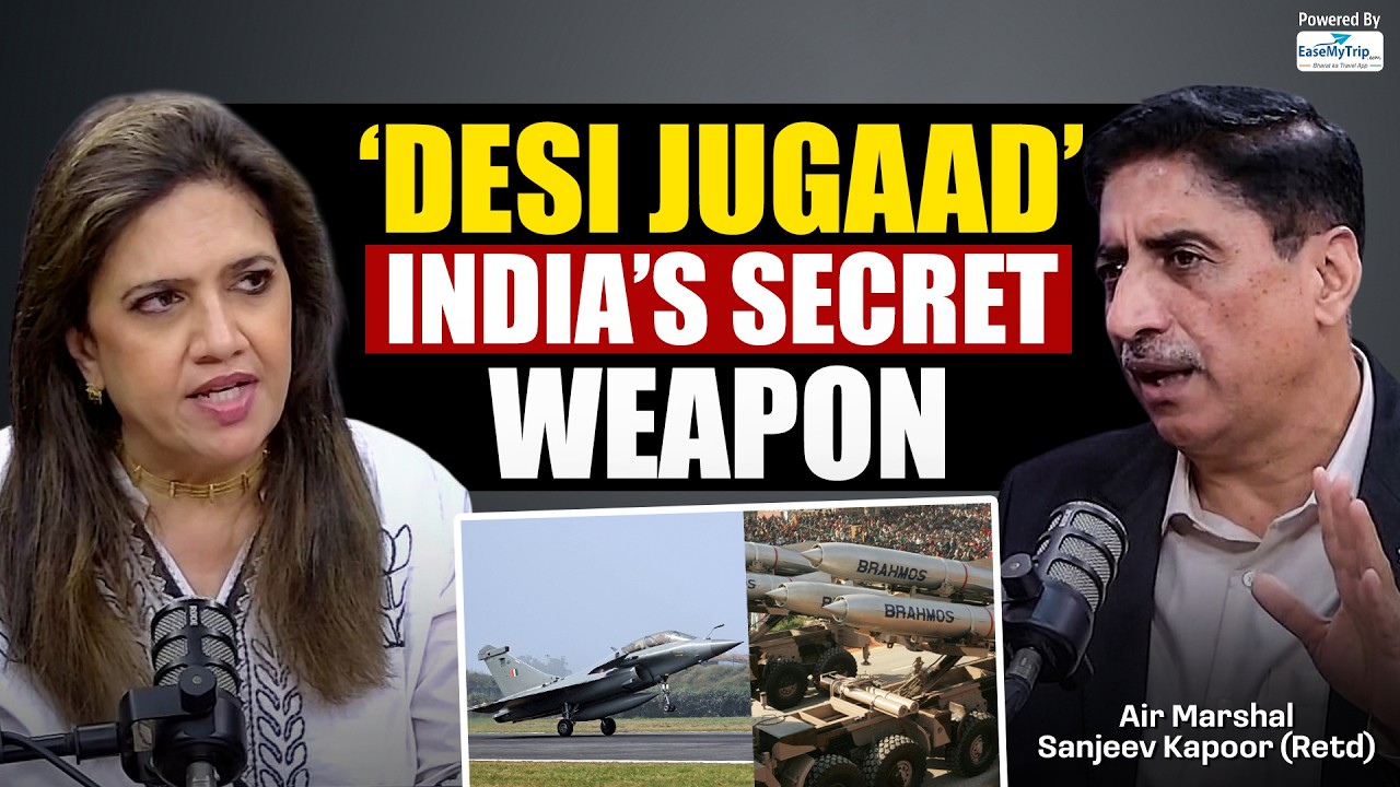 &ldquo;India&rsquo;s defence USP is integrating global weapons into one system&rdquo; Air Marshal Sanjeev Kapoor (R)