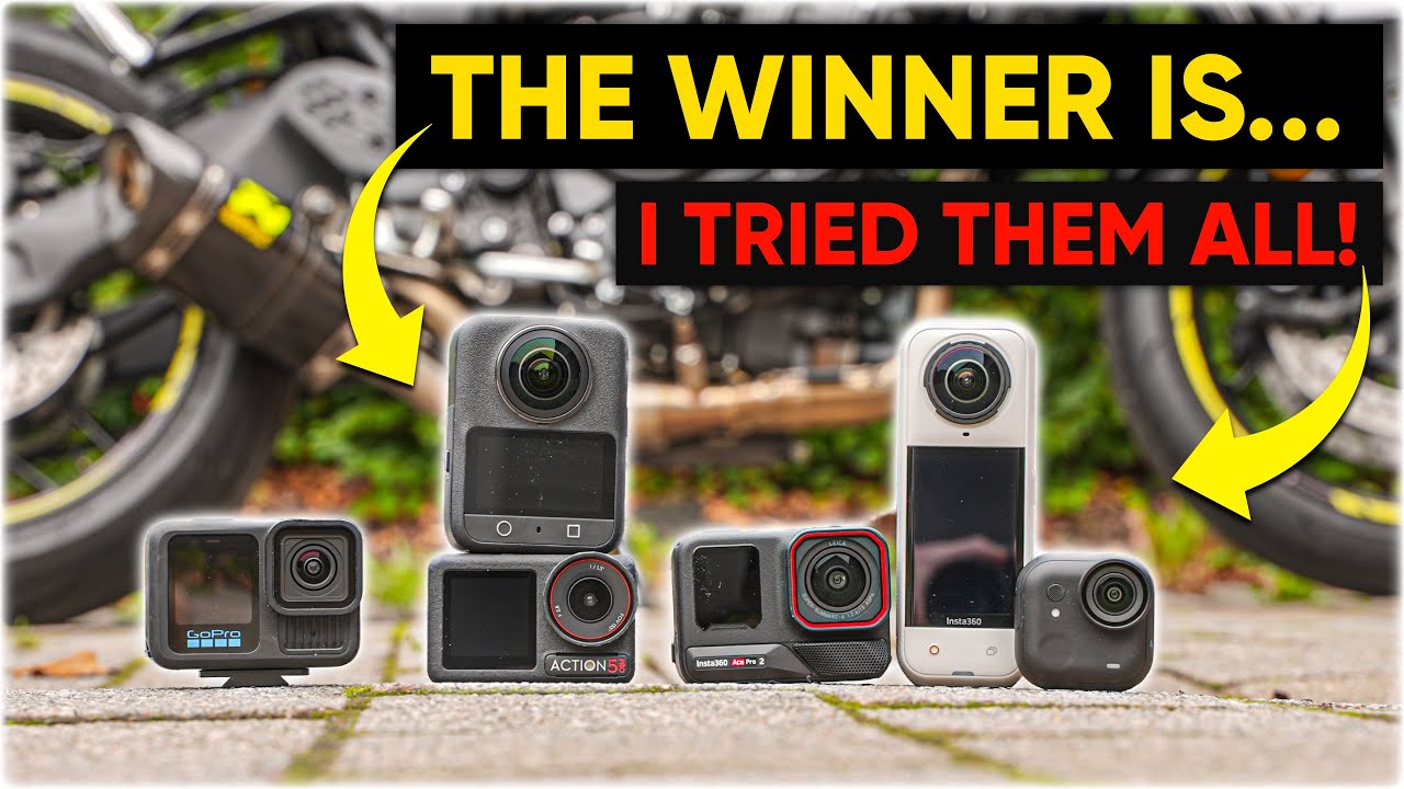 Best Action Camera for Motorcycle DJI vs GOPRO vs INSTA360 - I Tried Them ALL