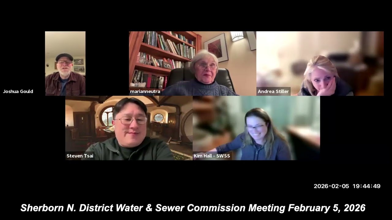 Sherborn North District Water and Sewar Commission Meeting February 5, 2026