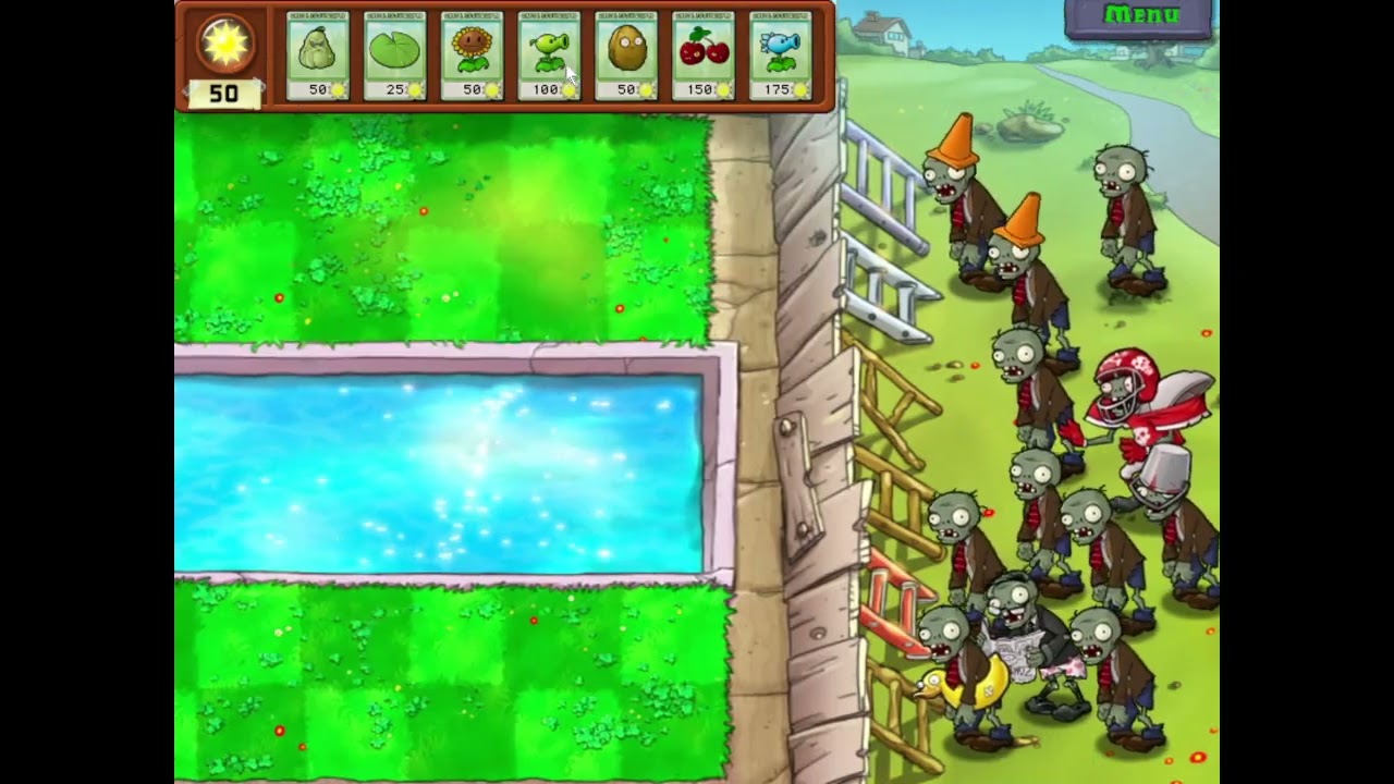 PvZ nivelul 3-1 si 3-2