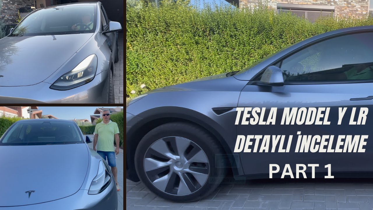 Tesla Model Y LR Detaylı İnceleme Part 1 #tesla #türkçe #araba #modely