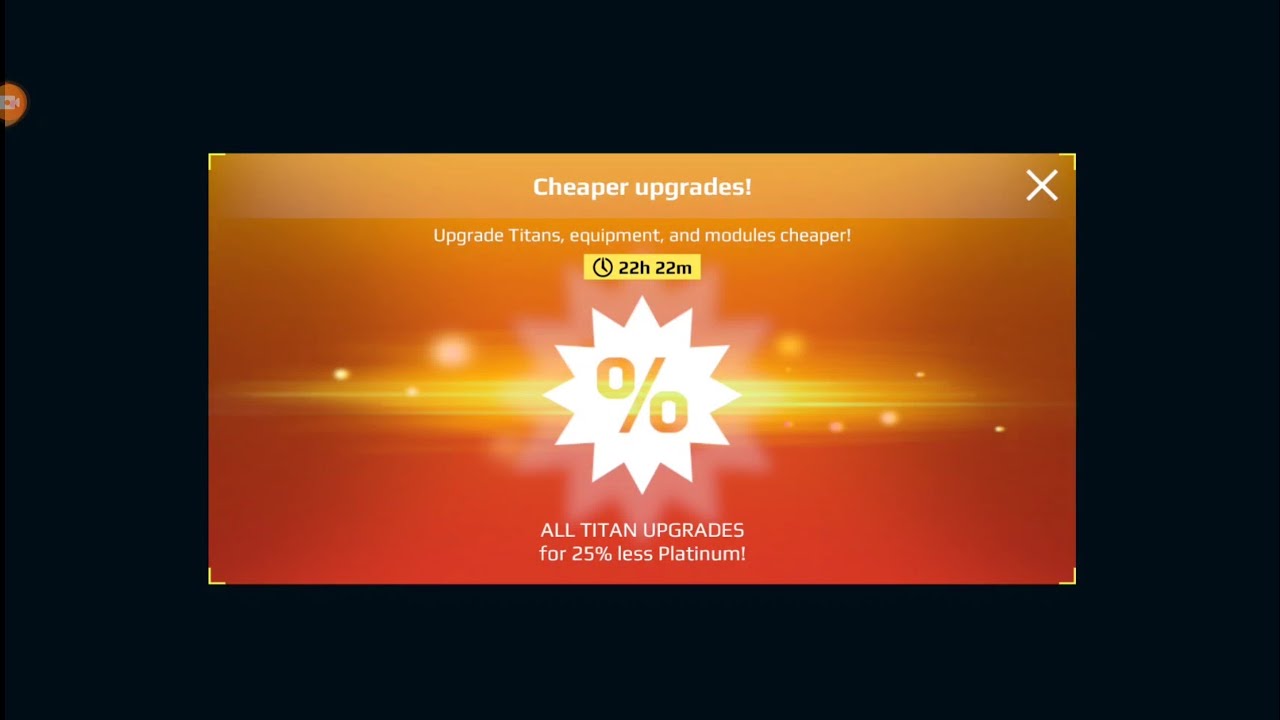 War Robots - IMPORTANT: Titan OVERDRIVE is on: -25% on Pt Upgrades! (+ how I spent 7k Pt in 4min 😅)