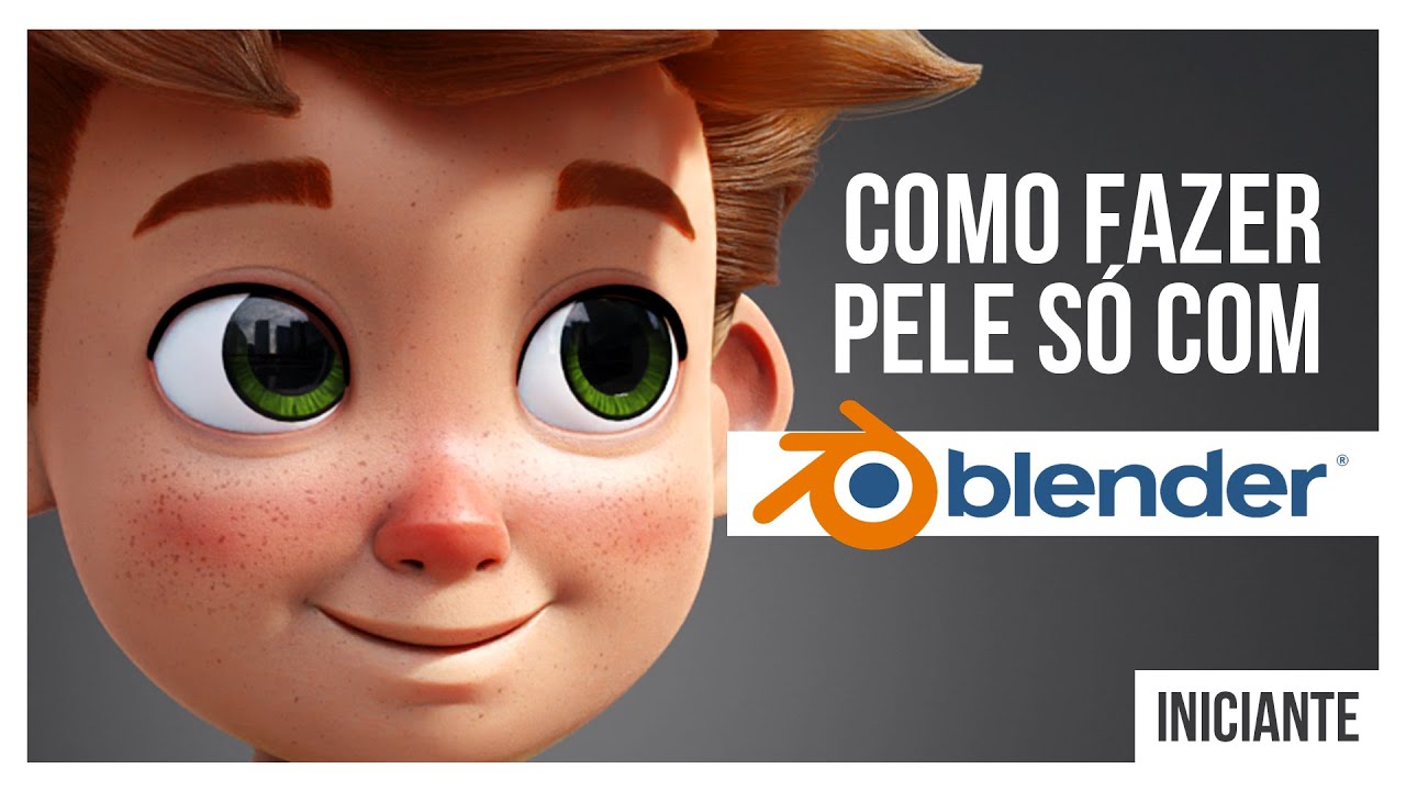 COMO CRIAR PELE (SKIN) NO BLENDER (MEU WORKFLOW)