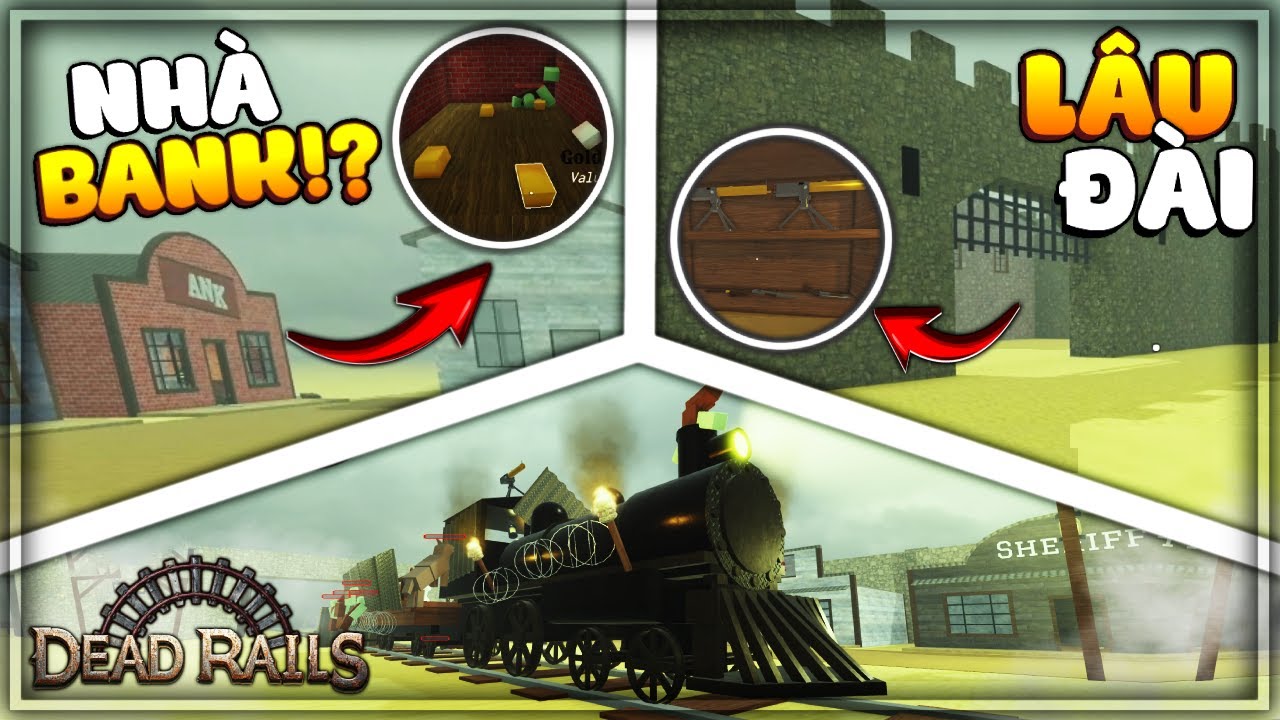 Xây Siêu Tàu Lửa Đi Phá Làng Phá Xóm Trong Dead Rails