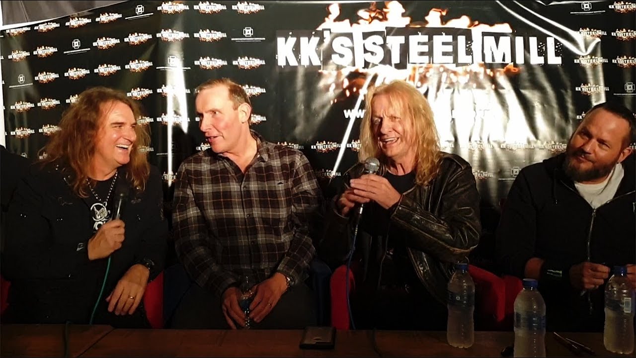 KK Downing, Dave Ellefson, Tim 'Ripper' Owens, Les Binks and Thom Hazaert Q&A.
