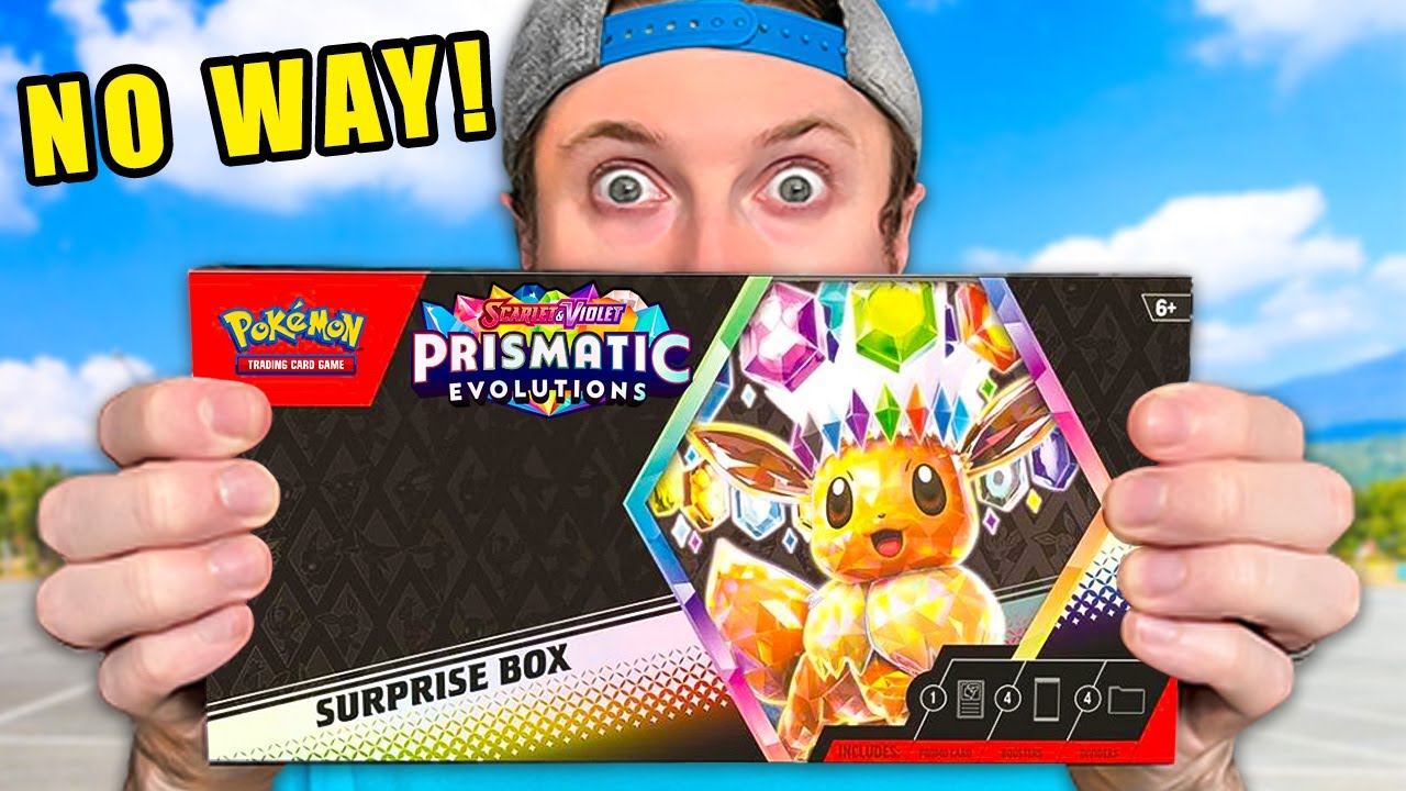 Prismatic Evolutions Surprise Box = UNIQUE UMBREON PULL!
