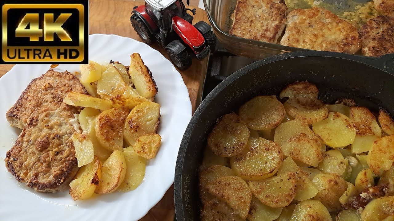 Sajtos-fokhagymás karaj gratin burgonyával villámgyorsan és nagyon egyszerűen egy isteni étel lesz !