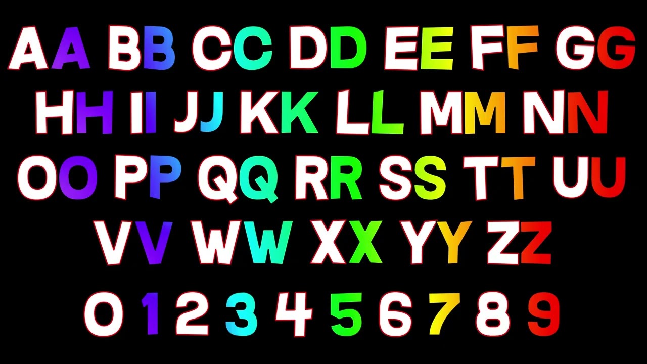 Alphabets of Font's Names from A to Z!!!