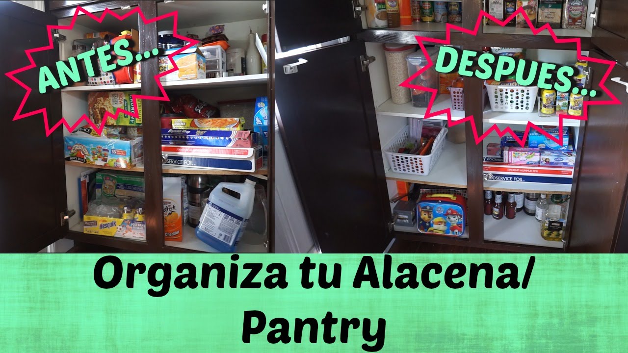 IDEAS PARA ORGANIZAR LA ALACENA/PANTRY