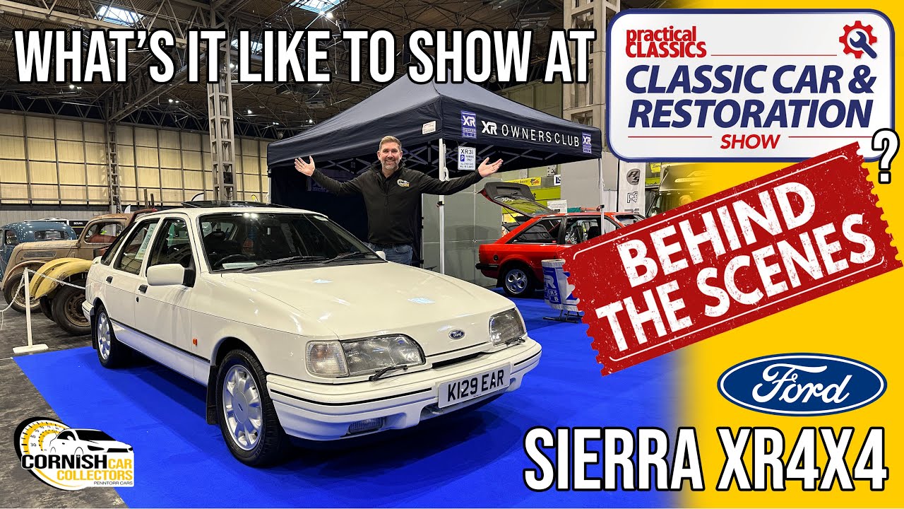 Practical Classics Restoration Show 2024 – what’s it like to show my Ford Sierra XR4x4 at the NEC?