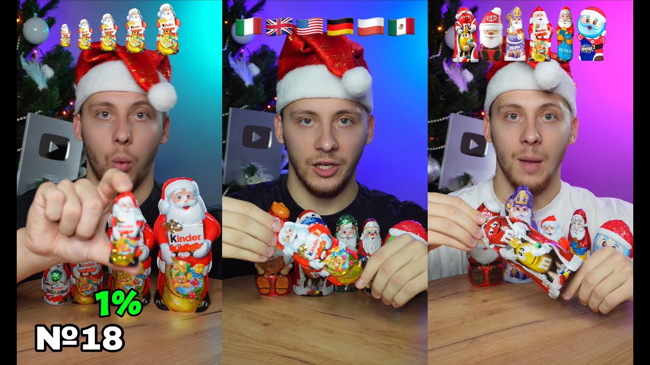 ASMR:CRISTMAS CHOCOLATE MUKBANG(Compilation).№18