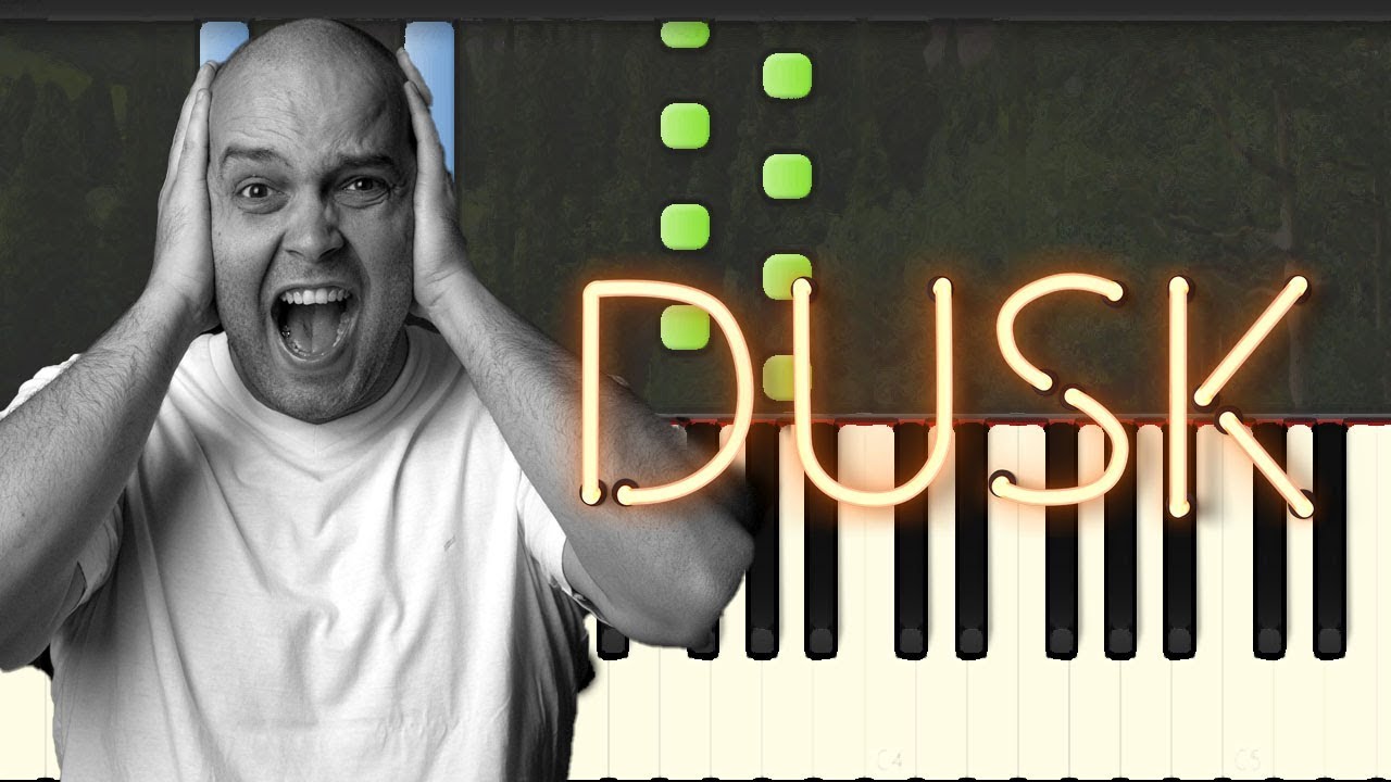 Peter Jeremias - Dusk | Relaxing Piano Tutorial Synthesia