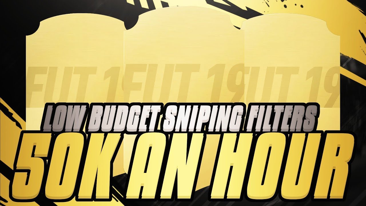3x INSANE LOW BUDGET SNIPING FILTERS!! 50K+ AN HOUR! - FIFA 19 TRADING