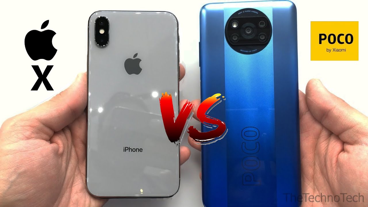 iPhone X против Poco X3 pro | Тест