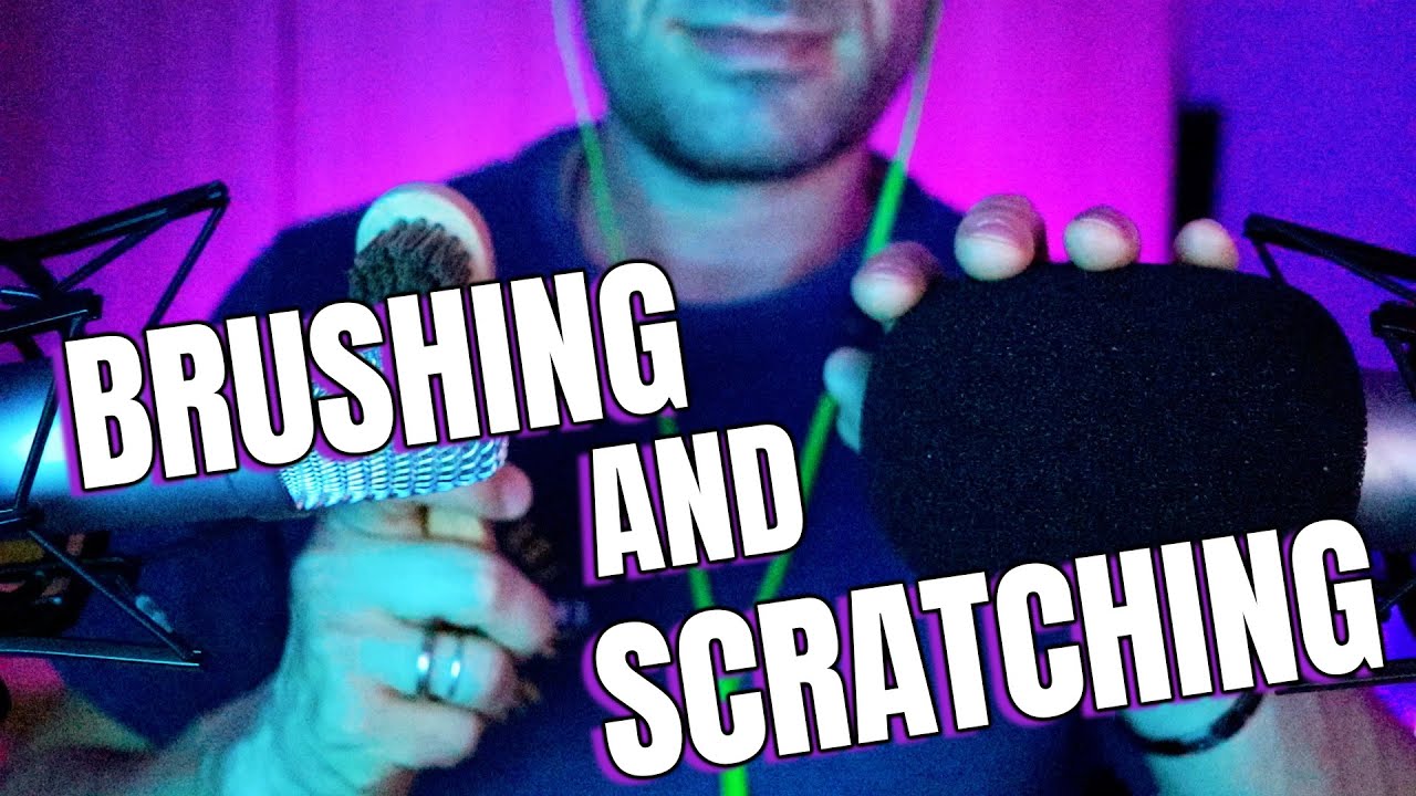 BRUSHING AND SCRATCHING ON MICROPHONE