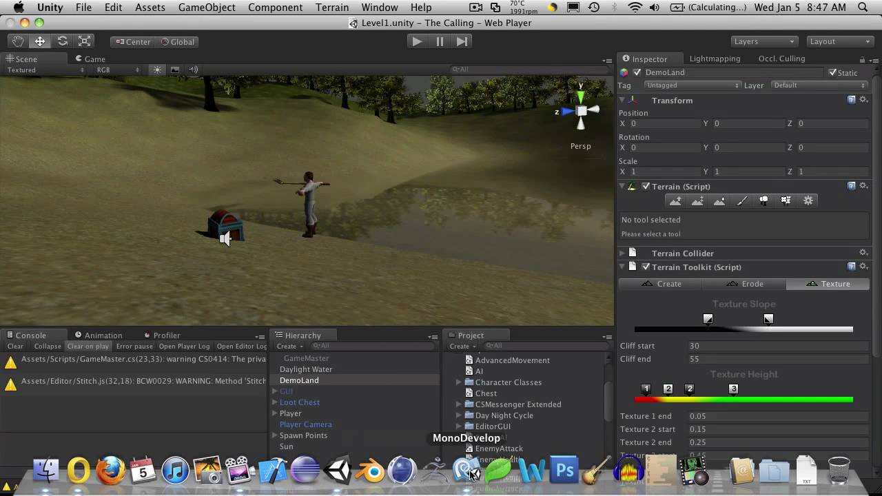 115. Unity3d Tutorial ***BONUS*** - Swimming