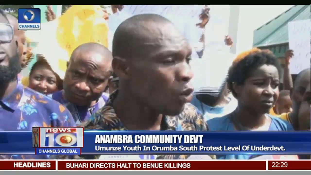 Umunze Youth In Orumba South Protest Level Of Underdevt.