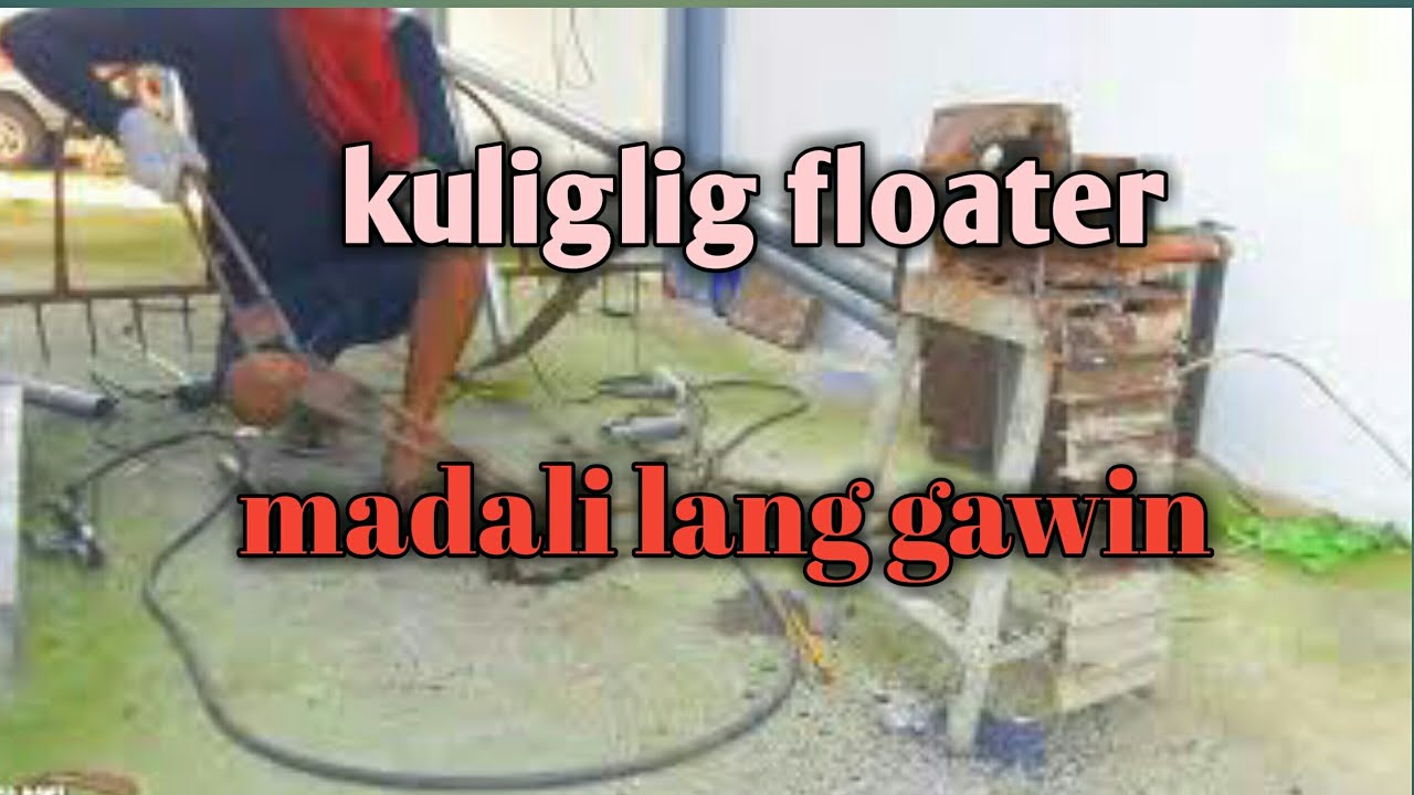 Paano gumawa nag kuliglig floater HAND TRACTOR