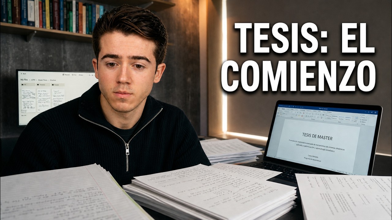 El CAOS Antes de la CLARIDAD | A por mi TESIS de MASTER #1