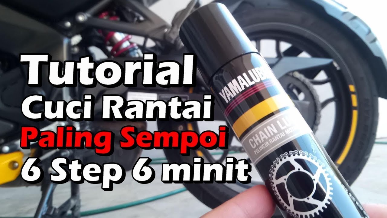 Tutorial Cuci Rantai Motor | Motovlogger Malaysia | YAMALUBE | Pulsar NS200
