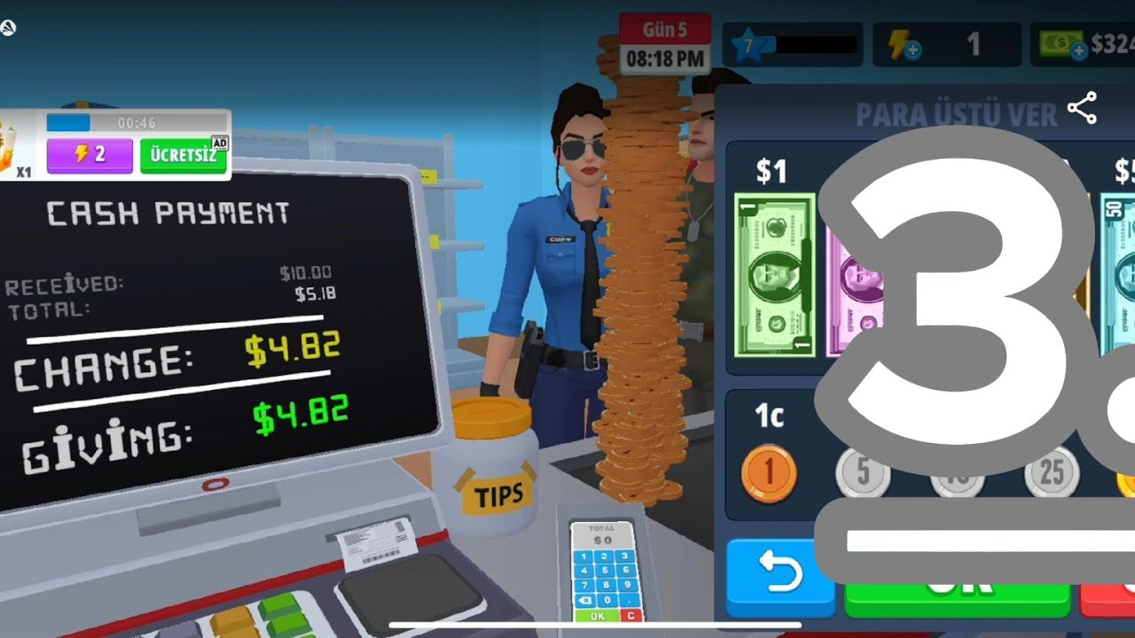 Para kulesi'ne bak bak | My Supermarket Simulator 3d | S1 - Bölüm.3