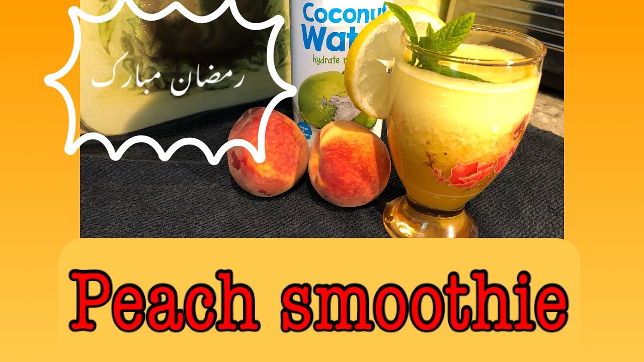 Peach smoothie