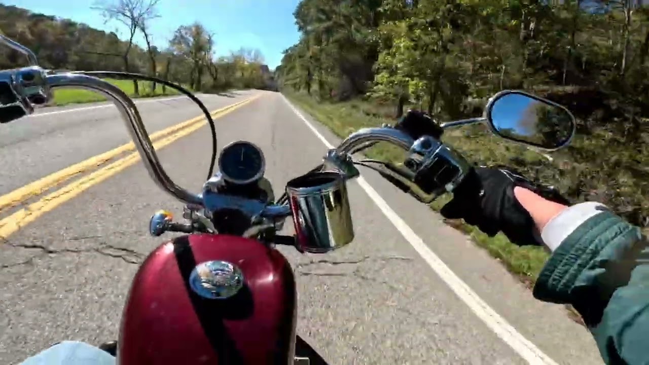 Fall day Sportster ride part 3 Back towards home 