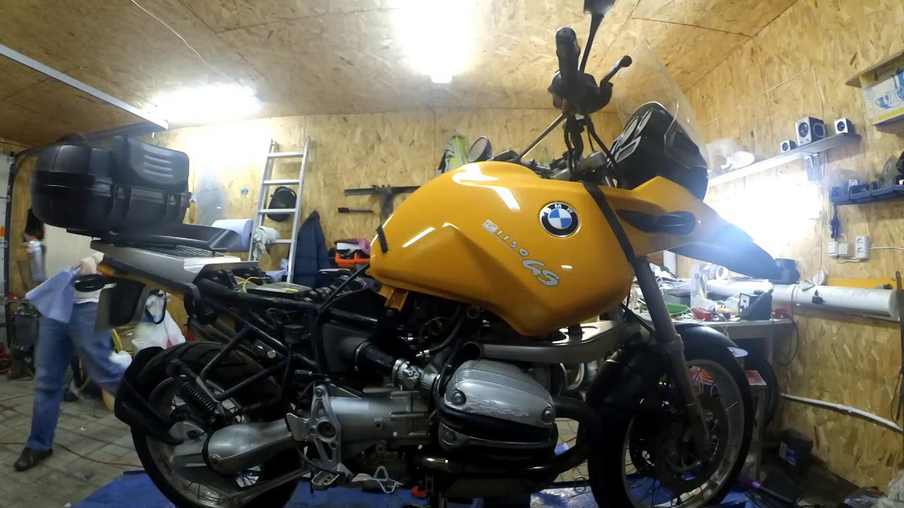 BMW R1150GS из Японии. Подготовка к эксплуатации Часть 1  - Снятие бака, установка быстросьемов