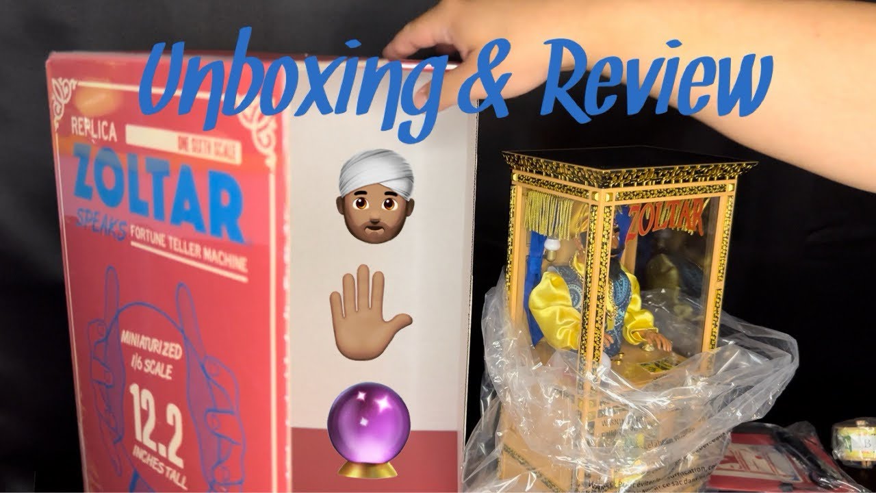 New Wave Toys Replica Zoltar Speaks Fortune Teller Machine Unboxing & Review