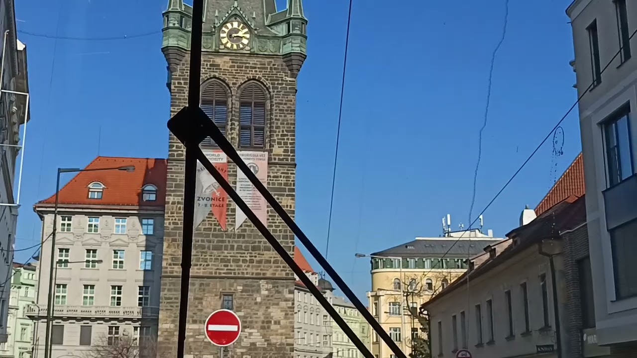 963. 5 3 2026. Praha1 . Маршрут трамвая 24. 