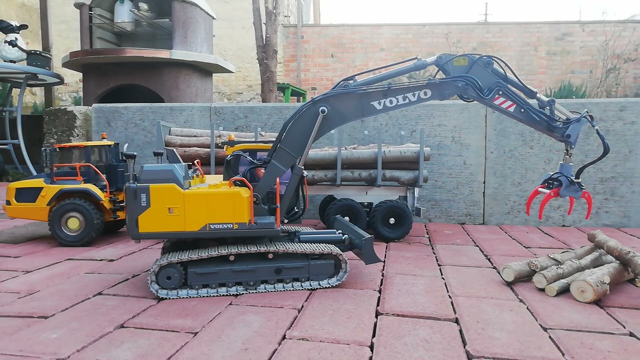 Volvo ec160e Elektro-Version Testlauf nach Fertigstellung